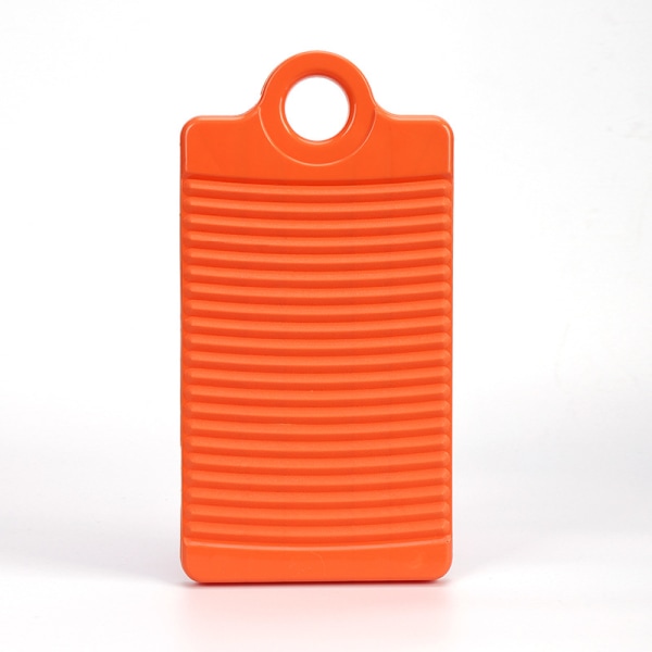 Kompakt vaskebrett med antisklispor, lettvektsmateriale orange