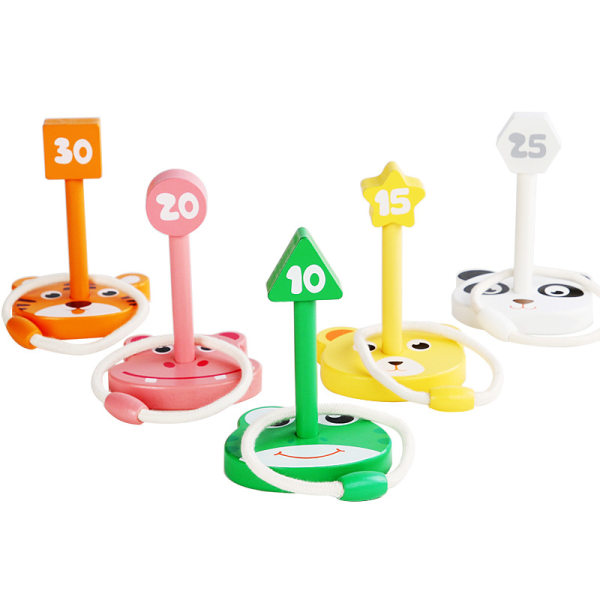 Bear Ring Throwing Game with Animals - Et motorisk spil for alle