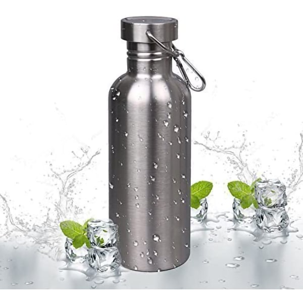 Vattenflaska i rostfritt stål, BPA-fri läckagesäker vattenflaska 1000ml