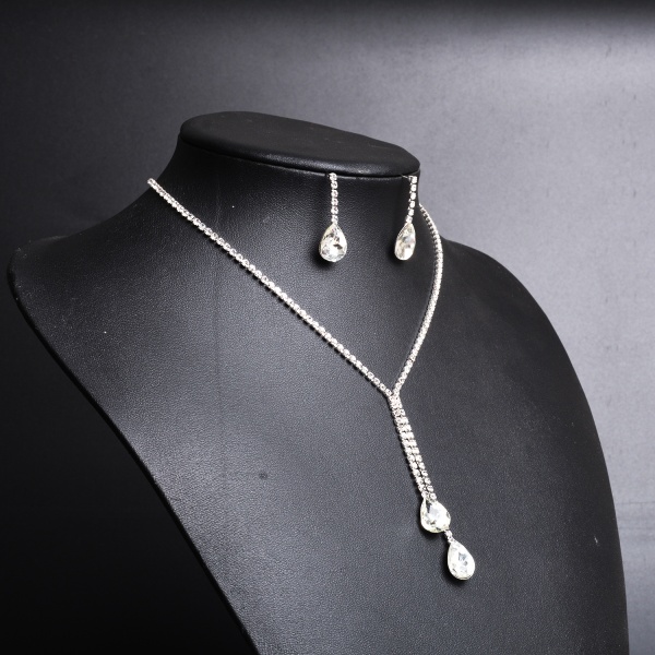 Vackra vattendroppe hänge halsband örhängen smycken