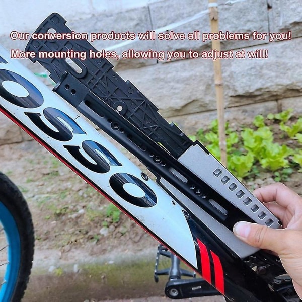 Nyt E-cykel batteri Installationsbeslag Holder Elektrisk cykel batteriramme til Hailong Downtube Batte