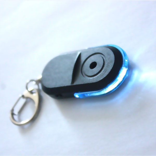 Röstaktiverad LED-nyckelsökare med 2 st nyckel mot förlorad enhet red+blue