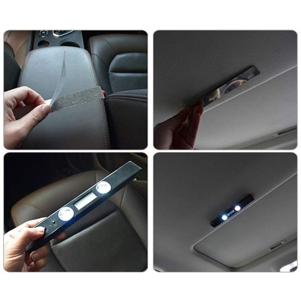 LED-invändig belysning bil, USB bil omgivningsbelysning styrbar