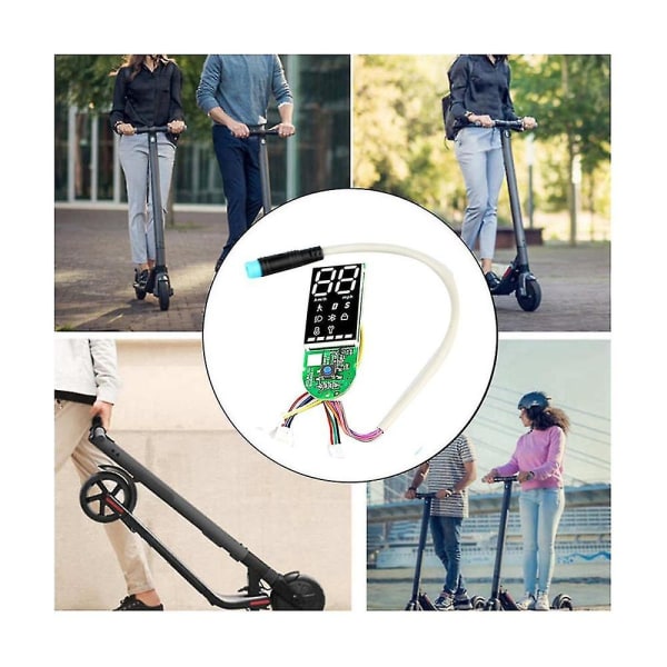 För Pro Scooter Bluetooth Dashboard+brytarpanel Kretskort Scootermätare För elektrisk skoter