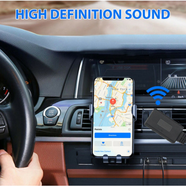 Auton AUX 3,5 mm Bluetooth äänikaapeli-äänivastaanotin