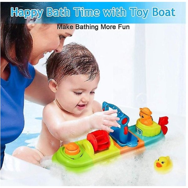 Baby Shower Leke Båt Spray Duck Fun Barnebadekar Leke