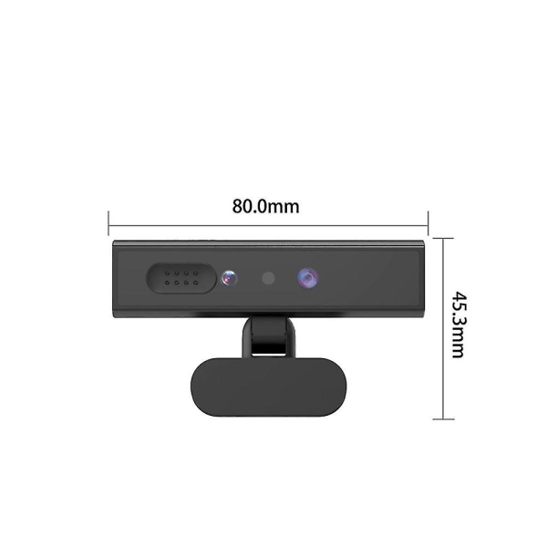 Ansigtsgenkendelse Webcam Windows Hello Full Hd 1080p 30fps til ,11 Nemt login til stationær og bærbar computer