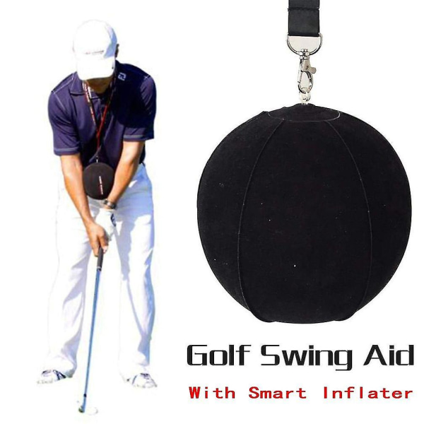Oppustelig golfsvinghjælp korrigerende træningsbold