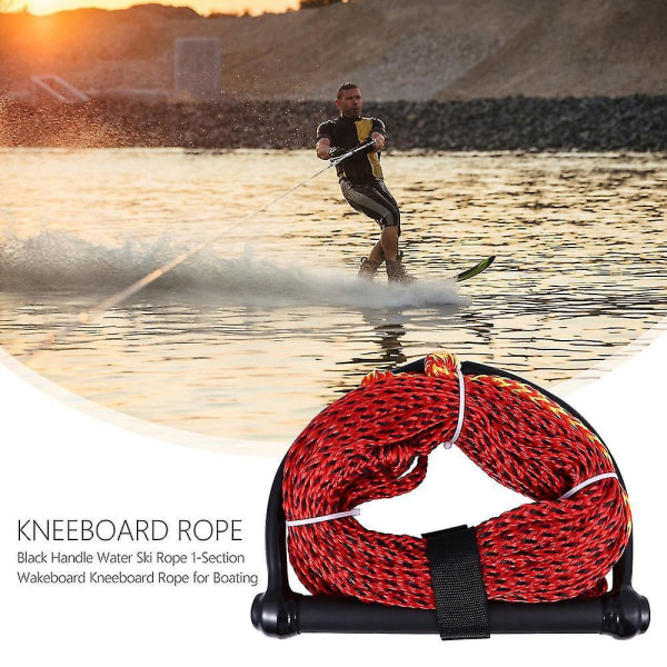 Vesiköysi 23 m köysi Wakeboard Style Grip Surfing Tow Line talutusnuora Wakeboard Polvilaudalle S