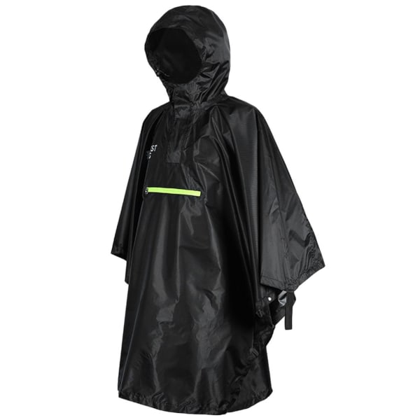 Cykelregnrockar Polyester Taft Svart black