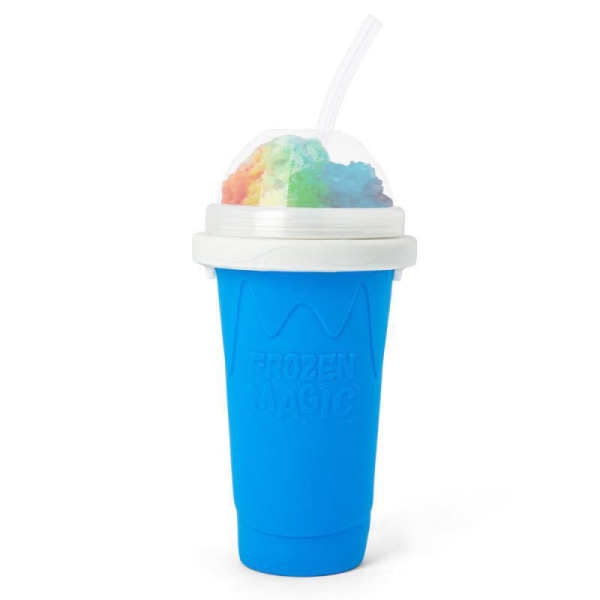 Knead Freeze Smoothie Cup Summer Slush Cup (sininen) Sininen kannella