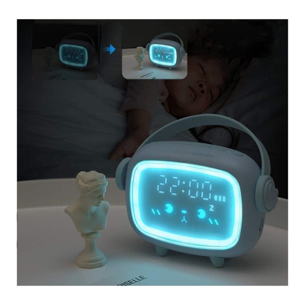 Digitalt børne vækkeur, piger drenge LED vækkeur