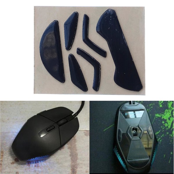 Musskridskor Gildes Curve Edge 0,6 mm för Logitech G302 G303 Mouse Gaming Mouse