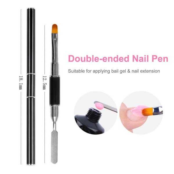 Set med nagellampa 3 färger 15ml nagelgellack Topplack & baslack Led set Nail art Startkit Set Salon Nagelverktyg