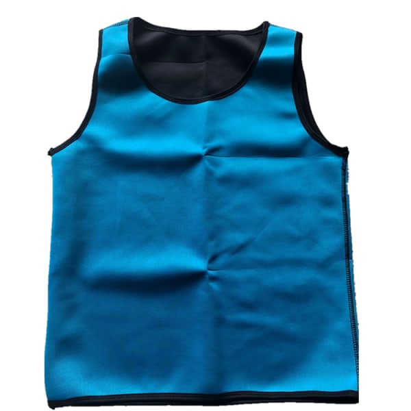 Body Shaping Vest för män Tunika Gördel Fitness Ärmlös korsett S