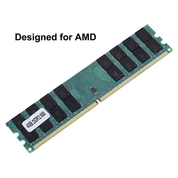 16gb 4x4gb Pc2-6400 Ddr2 800mhz 240pin For Amd Dedikeret Desktop Memory Ram 1.8v Sdram Kun til Amd