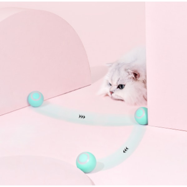 Kissan pyöräilevä sähköinen molaarinen interaktiivinen kissan lelu