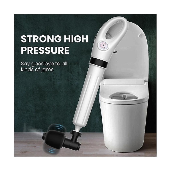 Kloakuddybning Tilstoppet toiletstempel Højtryksrenser Manuel pneumatisk uddybningsværktøj
