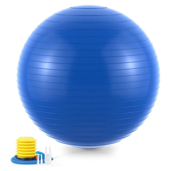 Træningsbold Fitness Yoga med Pump Thick Anti-Burst Fitness