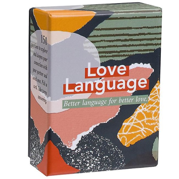 Kärleksspråk kortspel 150 par konversationsstartare