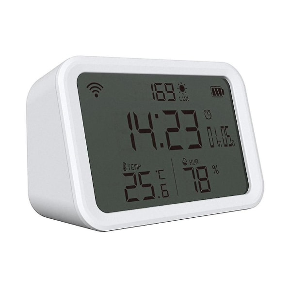 Wifi termometer Hygrometer Monitor: Digital lystermometer fugtsensormåler til babyhjem