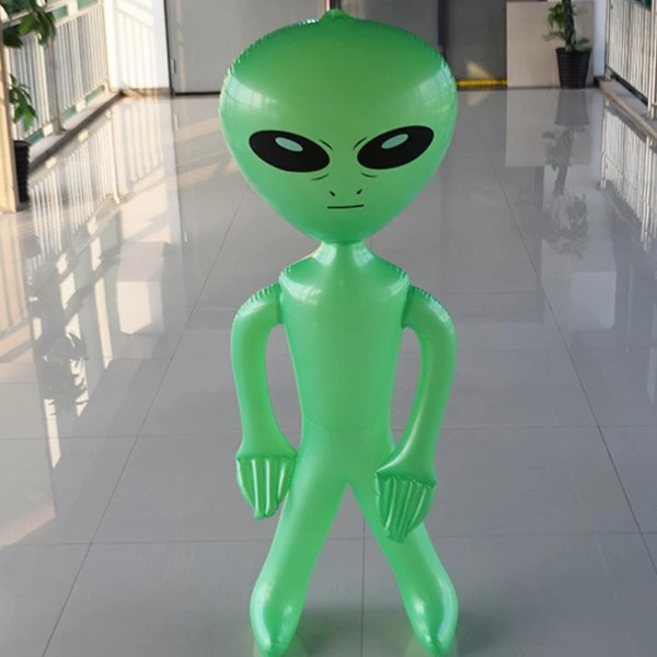 Giant Oppblåsbare Alien 3PK Sett - Alien Oppblåsbare Barneleker - Grønn 170CM