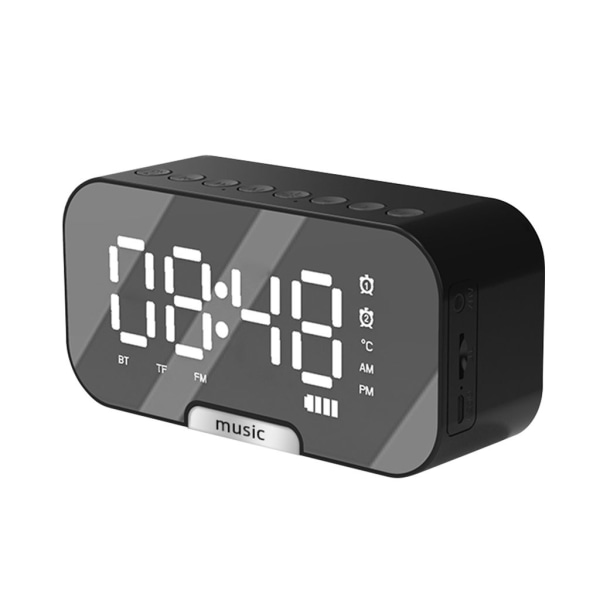 Digital vekkerklokke med termometer Sleep Timer black