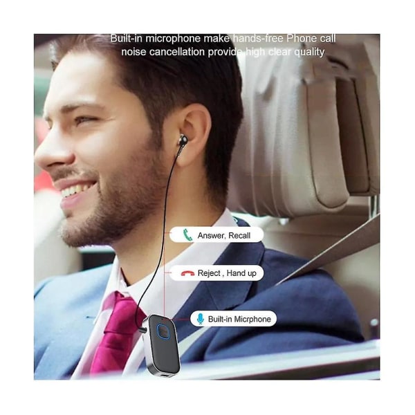 Bluetooth 5.0 Audio Transmitter Receiver 2 i 1 3,5 mm Audio Aux Adapter Til Bil TV Hovedtelefon Højttaler