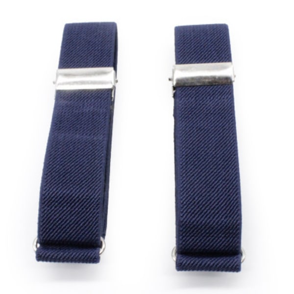 Skjorthållare Armband Skjorta Strumpeband Skjorthållare 2 Pack Svart 2,5 cm Svart 2,5 cm Manschettringar för män