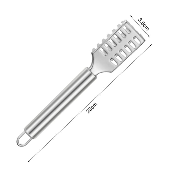 Kalan suomujen poistaja, ruostumaton teräs, kalan suomujen poistaja, suomujen poistaja, keittiöväline