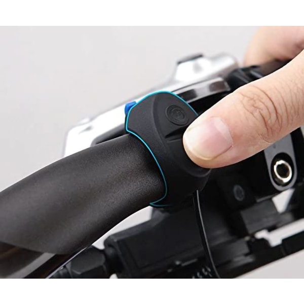 Sykkelklokke, elektrisk sykkelklokke USB oppladbar hornklokke