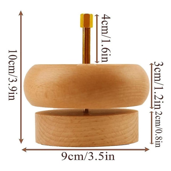 Gør-det-selv-fremstilling perlespindeholder perleværksted Træhåndværksprojekt String med stor øjenål G
