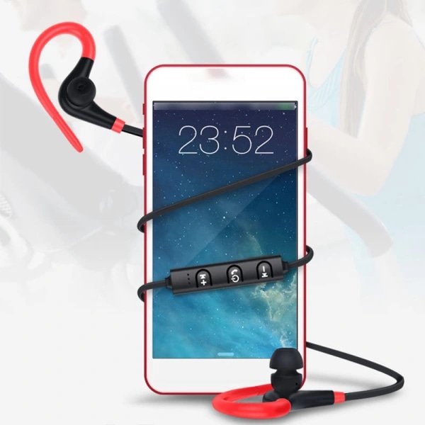 Bluetooth In-Ear kuulokkeet mikrofonilla - Langattomat - Multi urheilulliset Bluetooth kuulokkeet mustat black