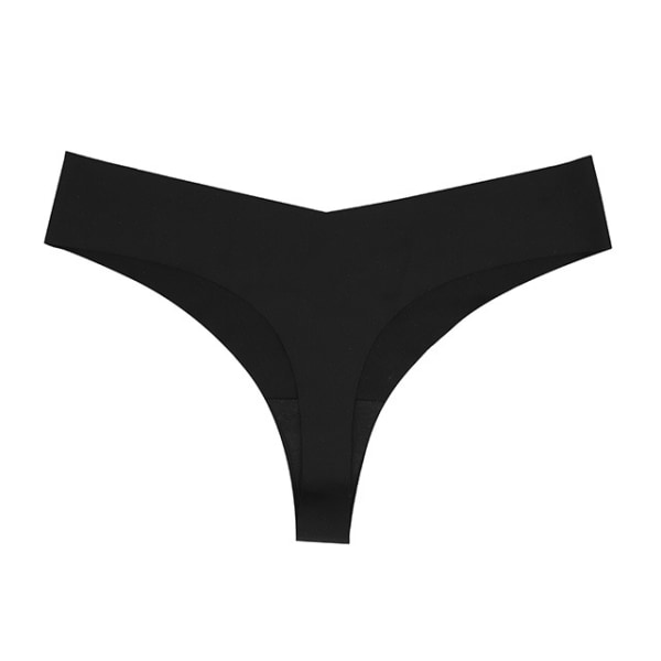 3-Pack Seamless No Invisible Thong Black L l
