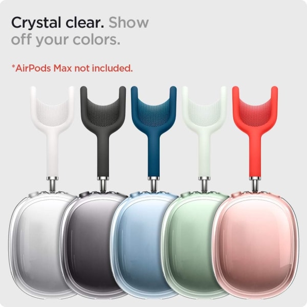 Ultra Hybrid Pro Case kompatibel med Airpods Max - Krystalklart