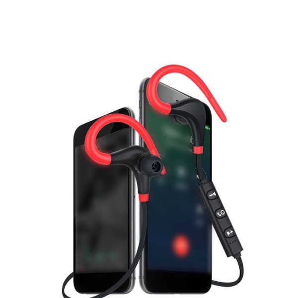 Bluetooth In-Ear hörlurar med mikrofon - Trådlös - Multi Color Sports Bluetooth hörlurar Röd red