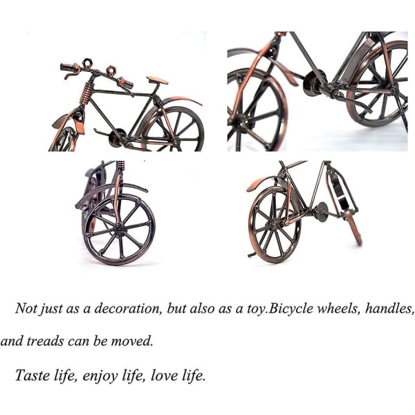 Järnkonst böjt handtag cykelmodell europeisk stil hantverksdekorationer