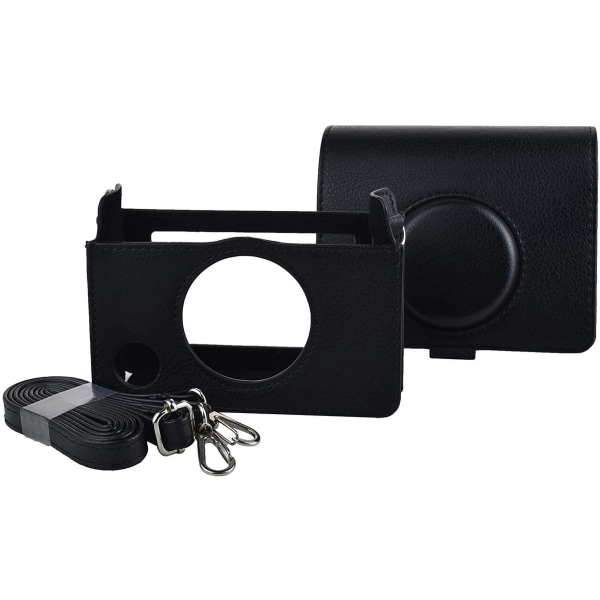 Mini EVO-kameraveske, PU-lærveske Veskevifte svart
