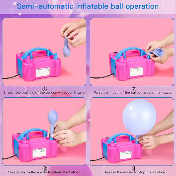 elektrisk ballongpumpe Elektrisk ballonpumpe til feriedekoration
