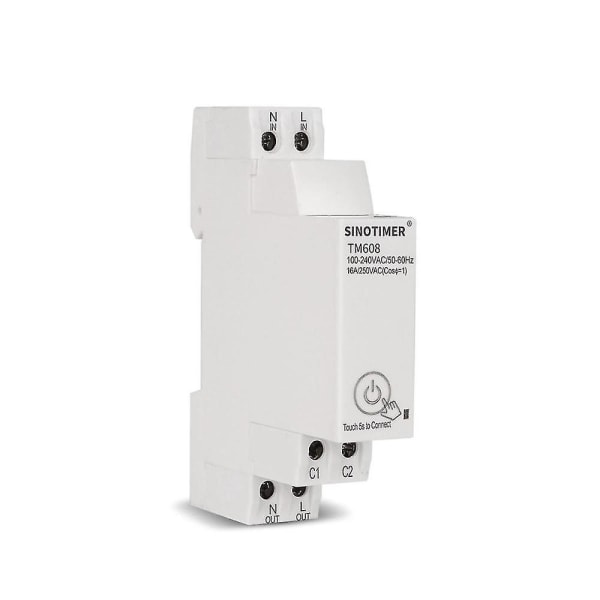 Tm608 Smart Wifi yksivaiheinen energiamittari Kotitalouden monitoimikiskoenergiamittari 16a 100-240v