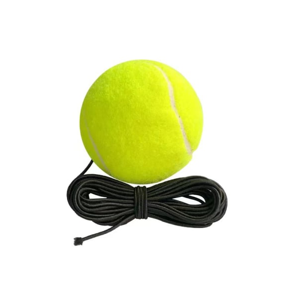 4-pack Tennisträningsboll med snöre Tennistränarbollar Självträningsverktyg Tennisbollträningsutrustning för tennistränare Träningsex. green