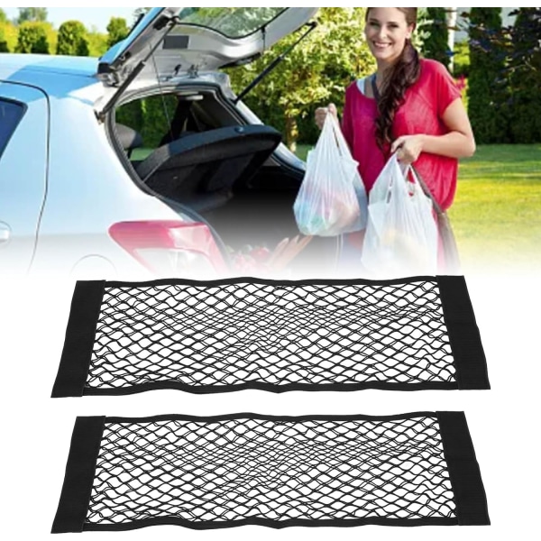 multifunktionellt förvaringsnät Car Storage Net, 2pcs Durable Storage Net, Camping Car Storage Net for Emergency