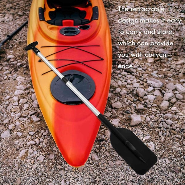2 stk. Paddles Teleskopisk Plast Båd Paddle Sammenklappelig Åre Til Kajak Jet Ski Og Kano Safety Boa