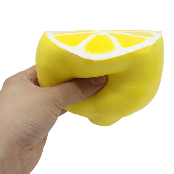Simulere sitron sakte tilbakeslag Fruit PU Simulere sakte tilbakeslag en halv stor sitron
