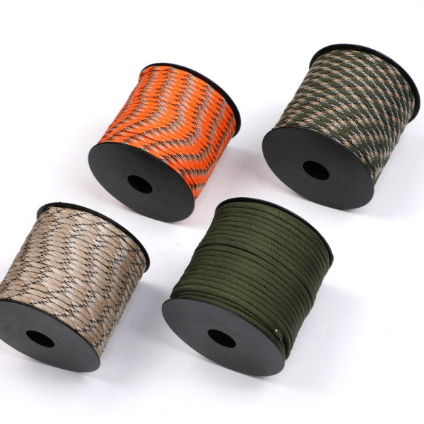 50M 7 Star Paracord Outdoor Polyester Parachute Line Camping