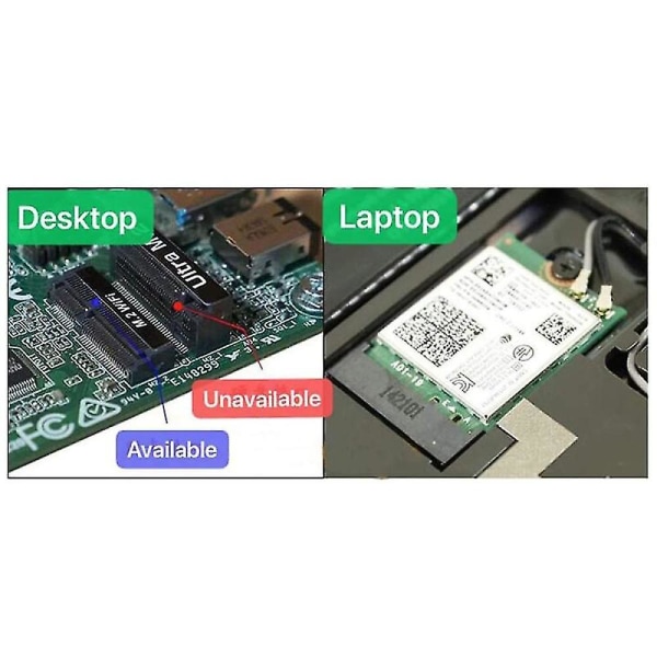 Wifi 6e Ax210 laajentaa Wi-Fin 6 GHz:iin Bluetooth 5.2 kolmikaistaisen Wifi6-moduulin kautta, sopii kannettavalle tietokoneelle