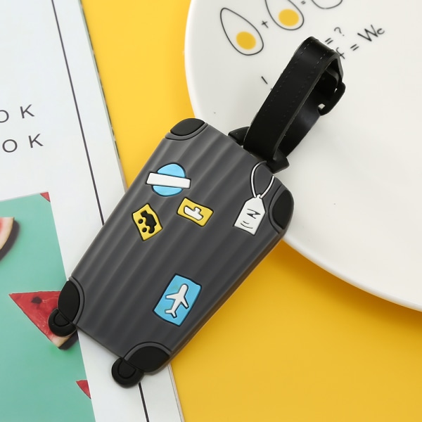 5 STK PVC-bagage kuffertmærker Adresseholder Rejsetilbehør