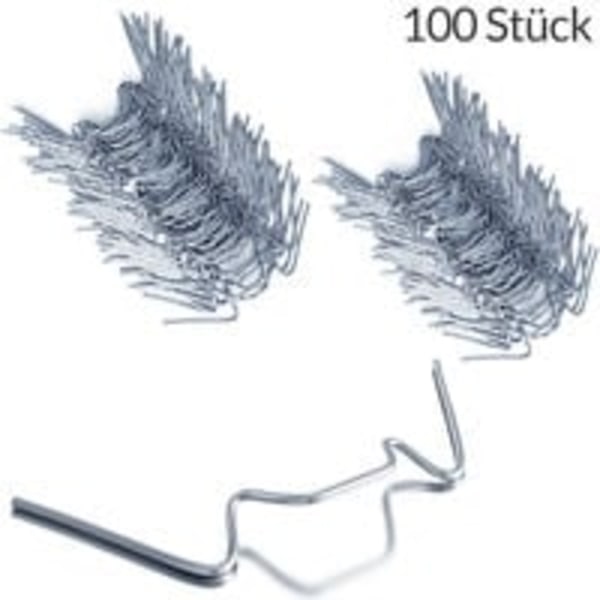 100x Rustfrie Metal Drivhus Glasklips 1,2mm Tykke