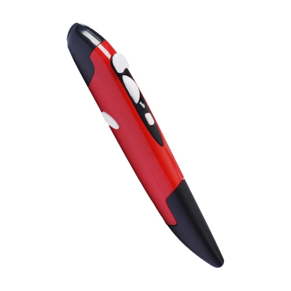 Trådlös optisk pekpennamus med stylusfunktion röd