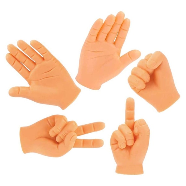 Tiny Hands Finger Puppets Håndsaks Rock Paper Game